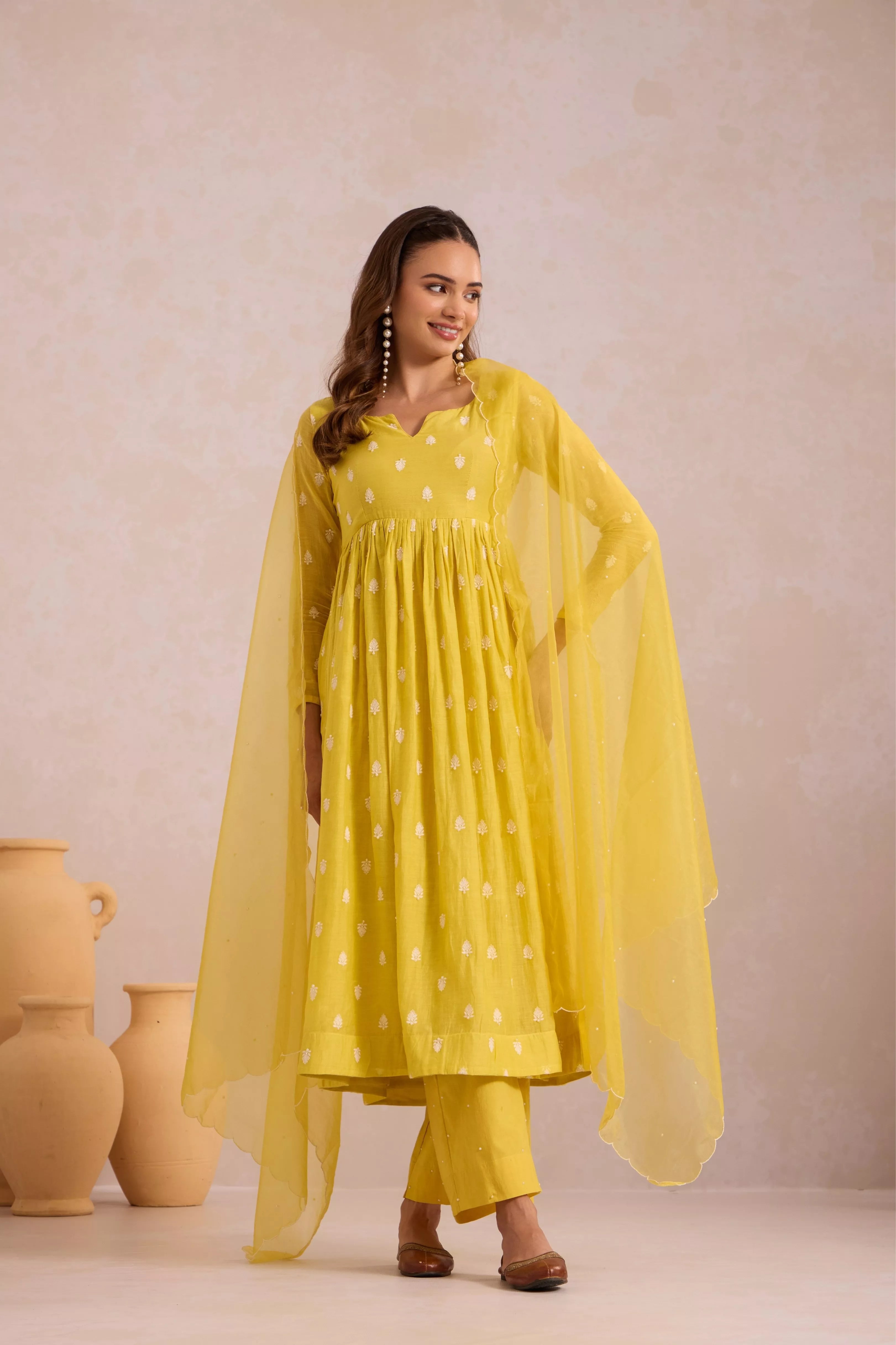 Anarkali and Lehenga