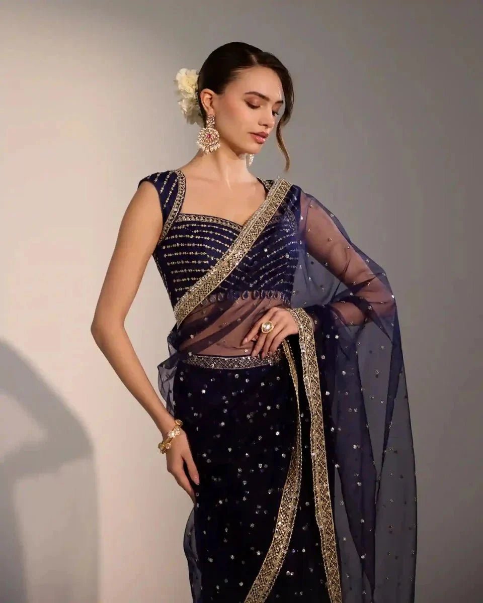 How to Choose the Right Mirror Work Saree for Your Next Celebration - Agapi