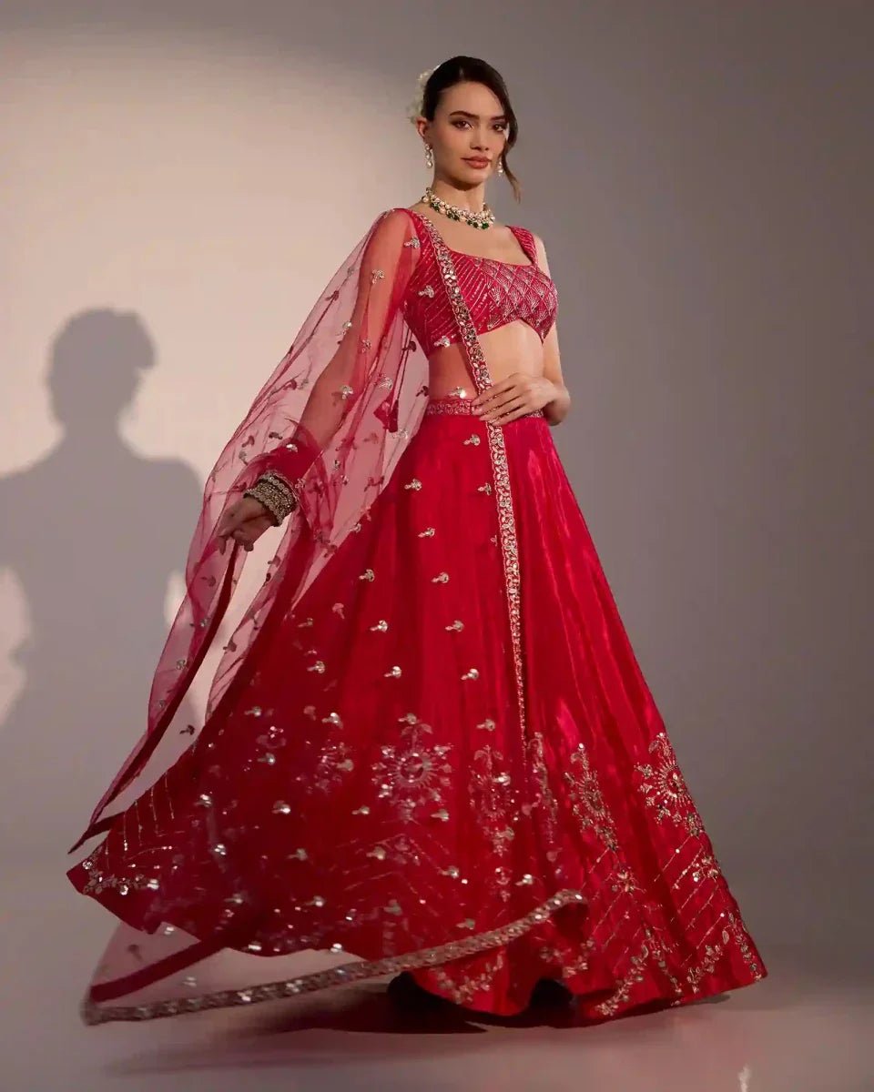 Lehenga for Wedding Reception: How to Choose a Showstopping Look - Agapi