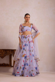 Light Purple Tulip Lehenga