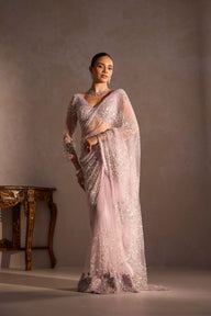 Chandrama Mirror Work Saree
