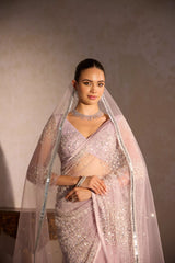 Chandrama Mirror Work Saree