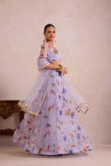 Light Purple Tulip Lehenga
