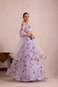 Light Purple Tulip Lehenga