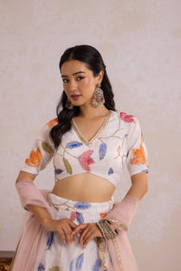White Tulip Lehenga