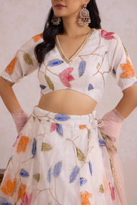 White Tulip Lehenga