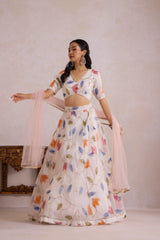 White Tulip Lehenga