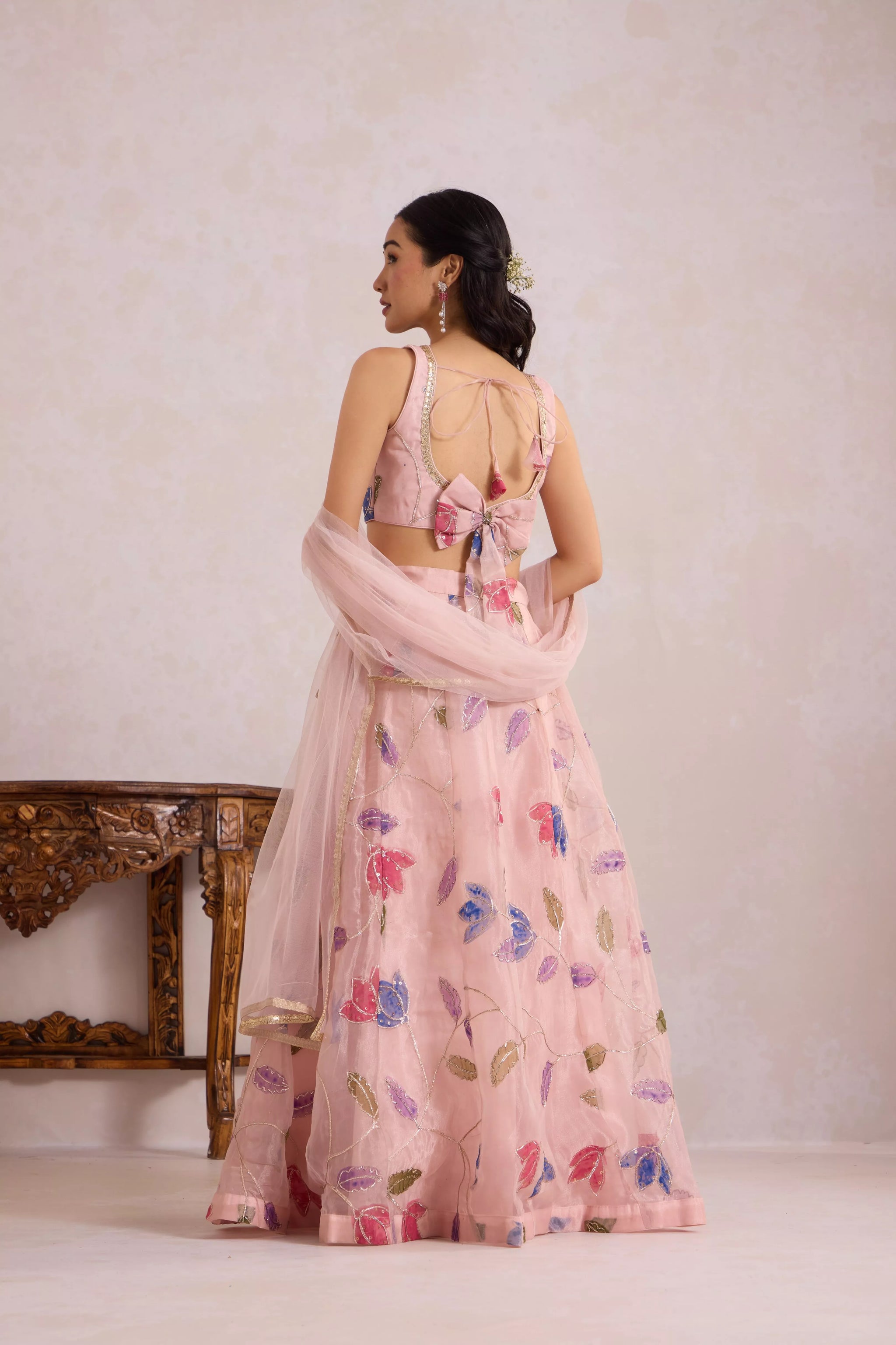 Light Pink Tulip Lehenga
