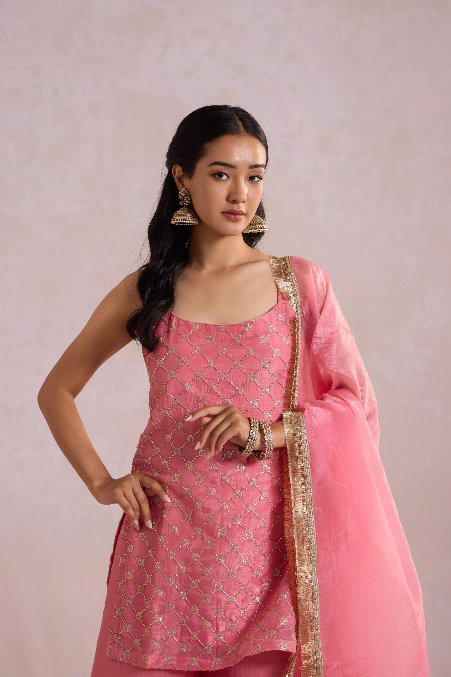 Royal Pink Sharara