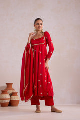 Royal Red Anarkali
