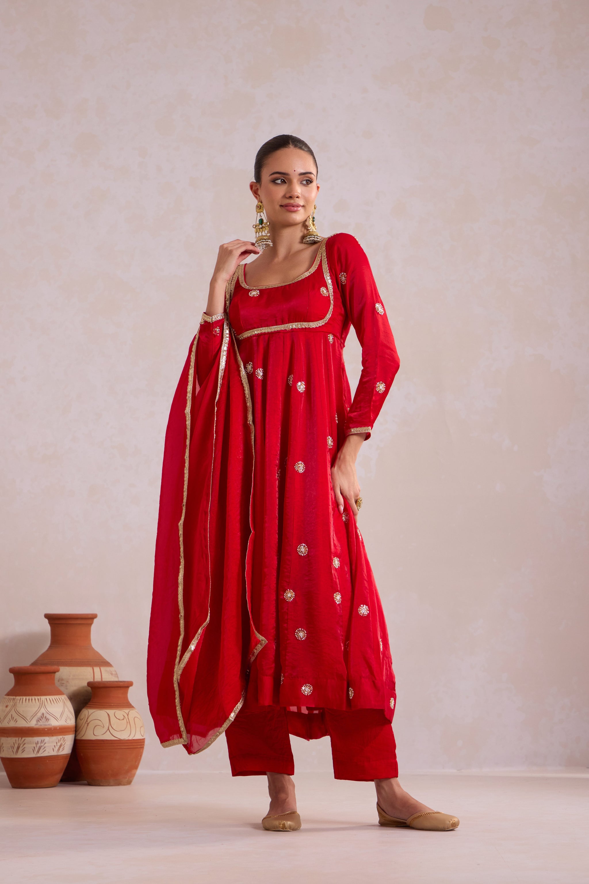 Royal Red Anarkali