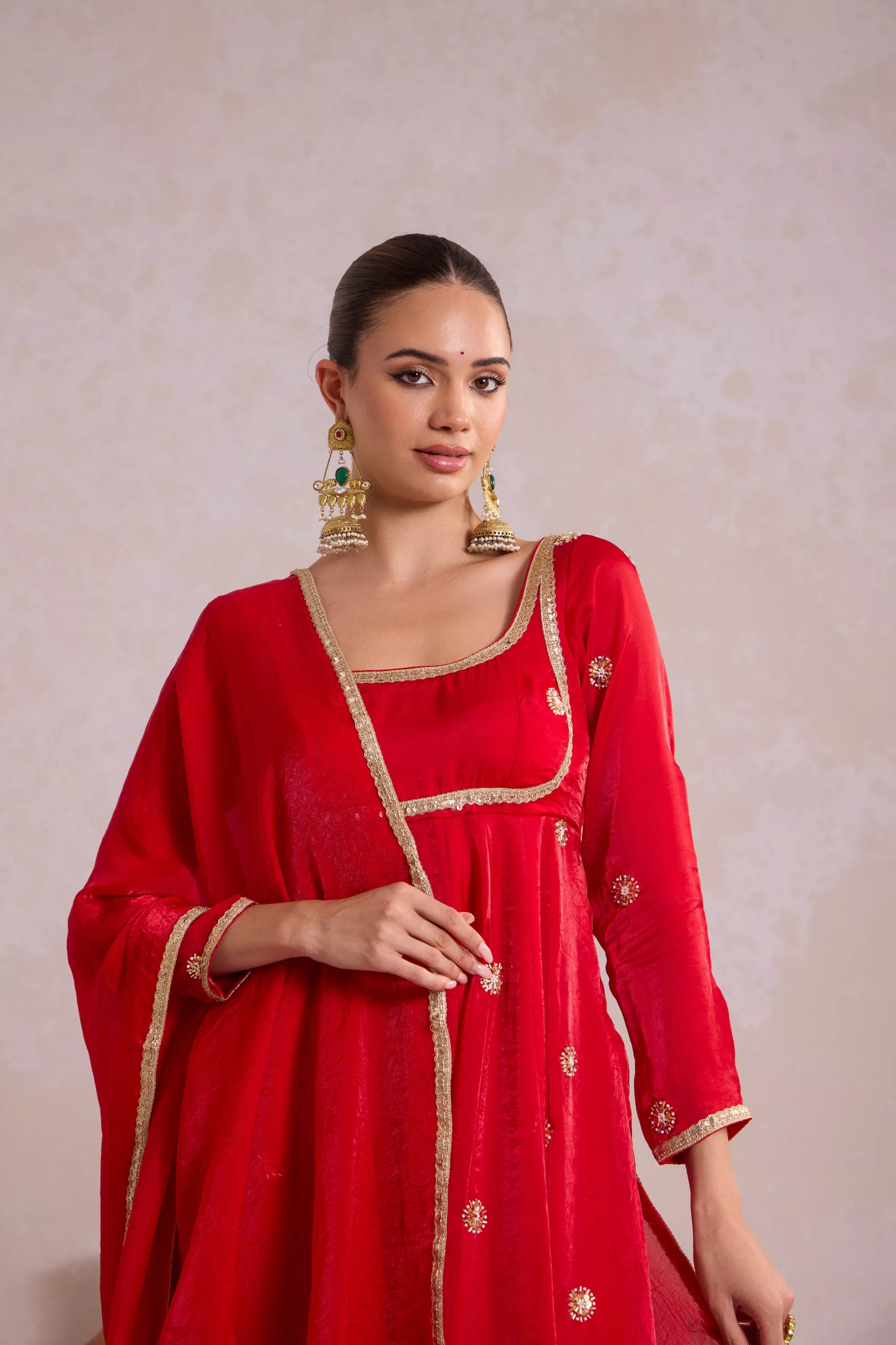 Royal Red Anarkali