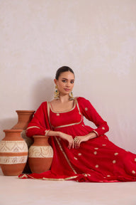 Royal Red Anarkali