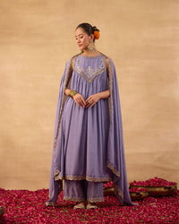 Powder Blue Kurti Set