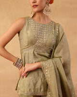 Mint Shaded Gharara Suit - AgapiGharara Set