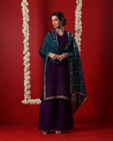 Royal Purple Anarkali Suit