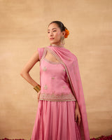 Pink Handwork Lehenga