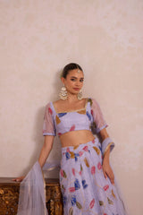 Light Purple Tulip Lehenga