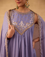 Powder Blue Kurti Set