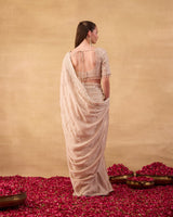 Warm Grey Saree - AgapiSarees