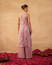 Lavendar Fusion Kurti Suit - AgapiKurti