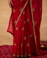 Deep Pink Saree