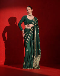 Emerald Green Saree