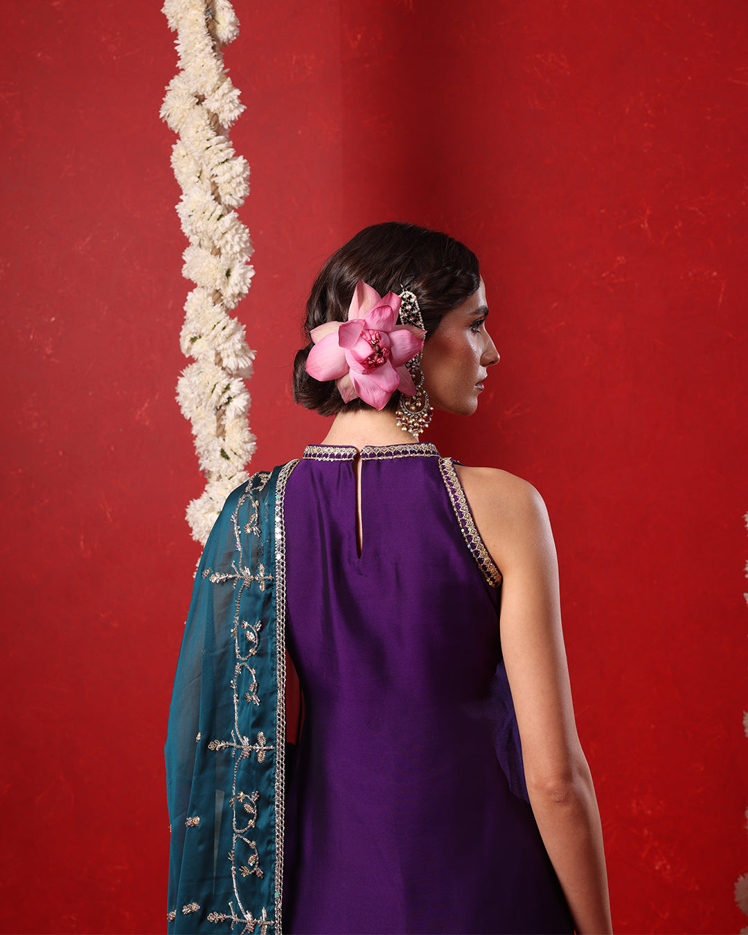 Royal Purple Anarkali Suit