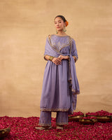 Powder Blue Kurti Set