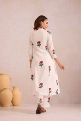 Red Rose on White Basanta