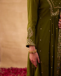 Forest Green Kurti Suit - AgapiKurti