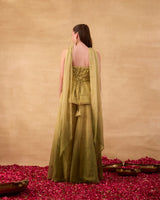 Pista Green Sharara Suit - AgapiSharara Set