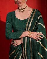 Emerald Green Saree