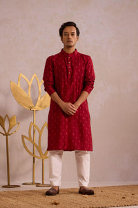 Regal Ruby Kurthi