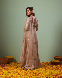 Aaina - Beige Sharara Suit - AgapiSharara Set