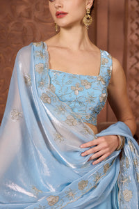 Asma Blue Lehenga Set