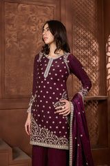 Mehr Maroon Kurtha Set