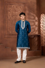 Men’s Rayon Silk Kurta Set