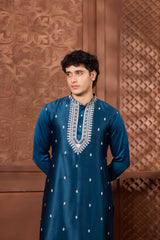 Men’s Rayon Silk Kurta Set