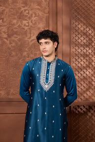Men’s Rayon Silk Kurta Set - Agapi