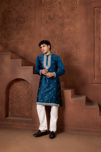 Men’s Rayon Silk Kurta Set
