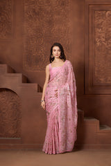 Laila Lavender Ready to Wear Saree