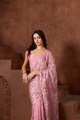 Laila Lavender Ready to Wear Saree
