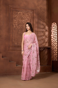 Laila Lavender Ready to Wear Saree