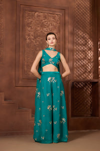 Teal Palazzo Set