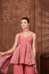 Blush Rose Sharara Set