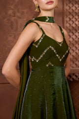 Ayat Emerald Anarkali Sharara Set