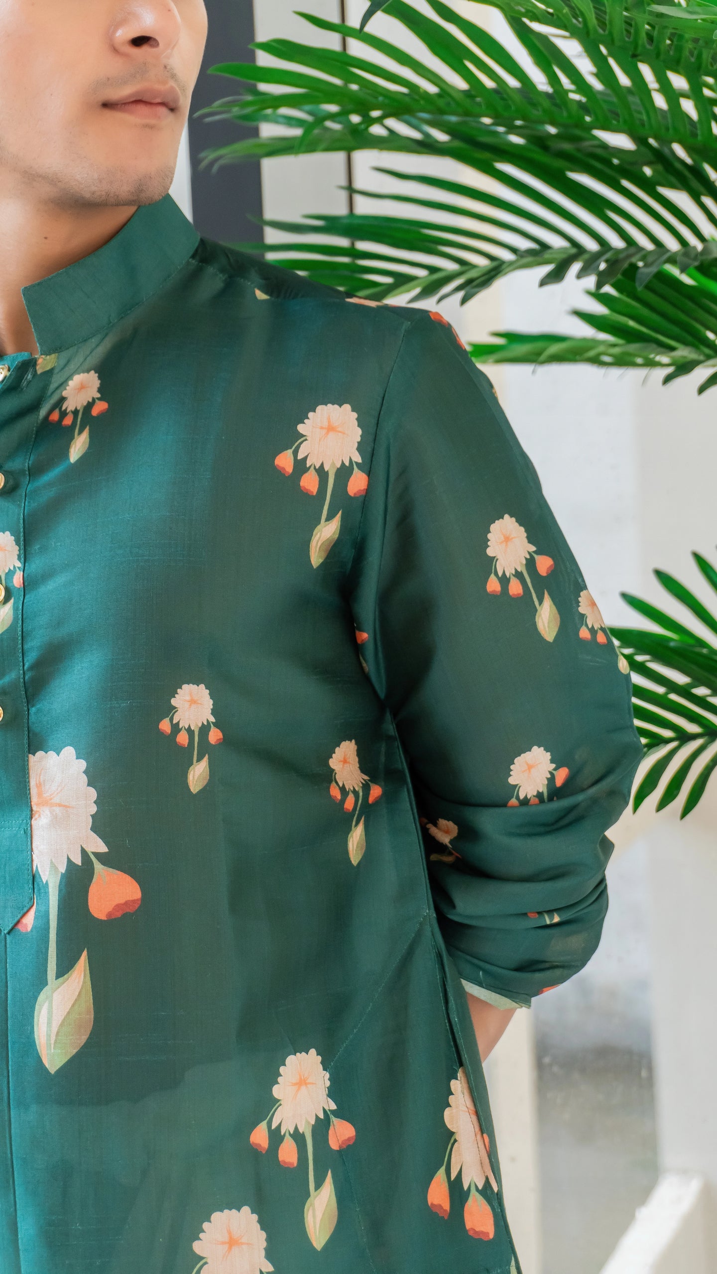 floral kurtha