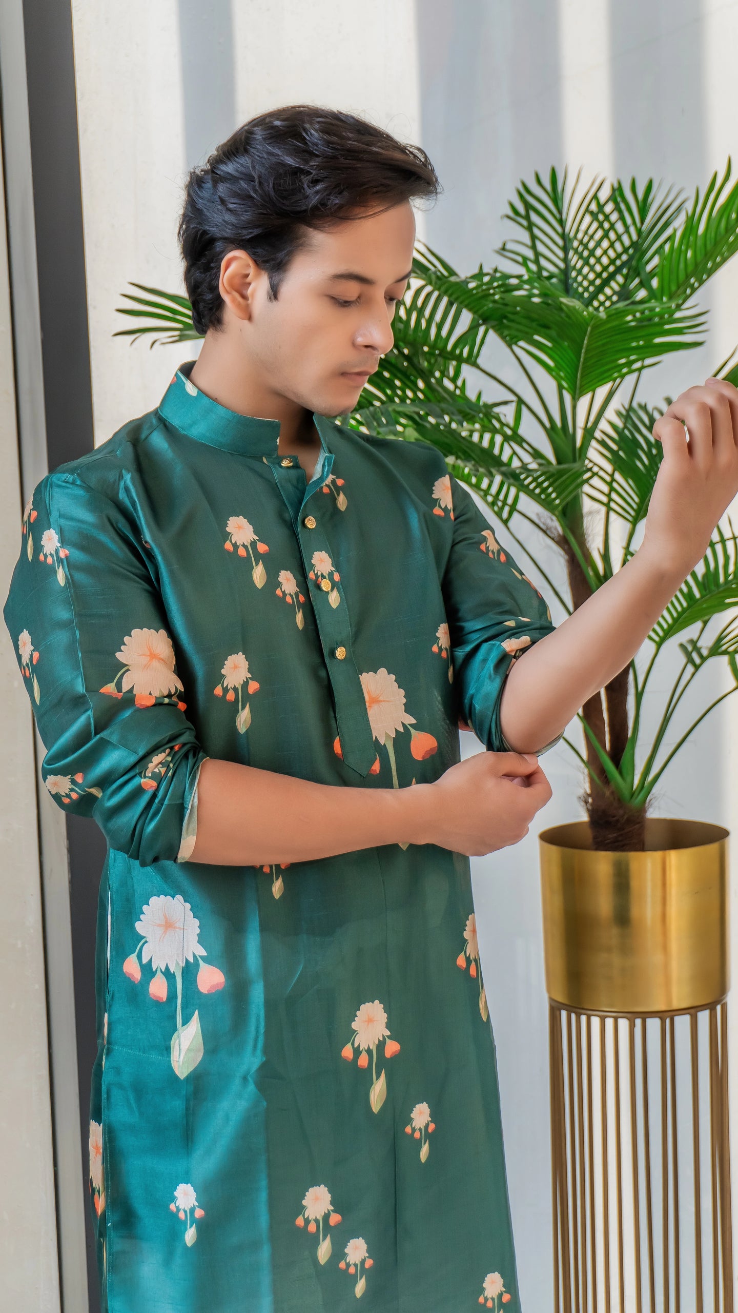 floral kurtha