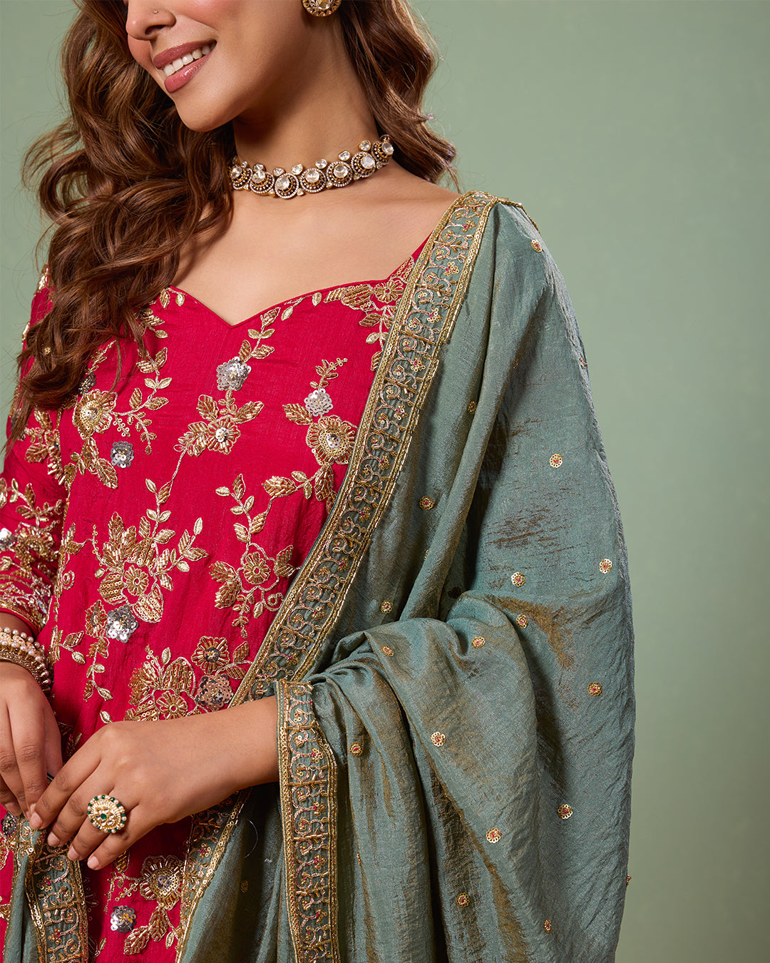 Jashn Farshi Salwar Suit - AgapiSharara Set